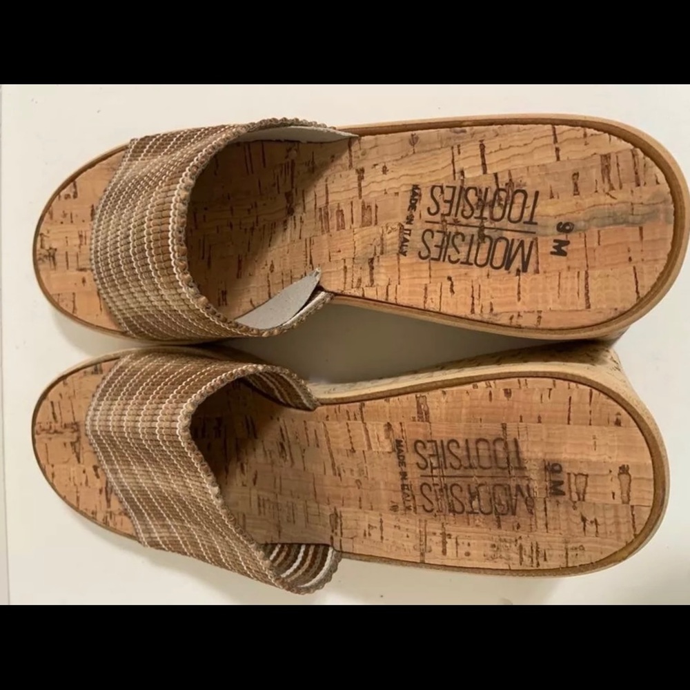 Mootsies Tootsies Women’s Size 9M Brown Slip On Sandal (Made In Italy)